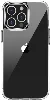 Apple iPhone 14 Pro (6.1) Kılıf Zore Forst Silikon Kapak TPU PC Malzeme 0.4mm - Şeffaf