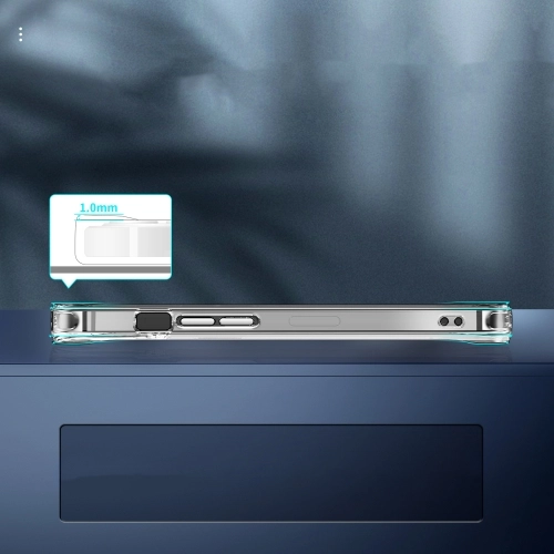 Apple iPhone 14 Pro (6.1) Kılıf Zore Forst Silikon Kapak TPU PC Malzeme 0.4mm - Şeffaf