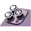 Apple iPhone 14 Pro (6.1) Lens Kamera Koruyucu Parmak İzi Bırakmayan Anti-Reflective CL-12 - Gümüş