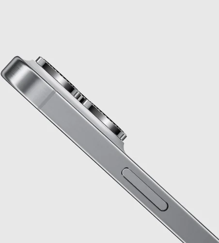 Apple iPhone 14 Pro Casebang Gem Kamera Lens Koruyucu - Gümüş