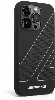Apple iPhone 14 Pro (6.1) Kılıf AMG Liquid Silikon Damalı Bayrak Dizayn Kapak - Siyah-Beyaz