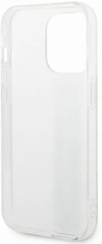 Apple iPhone 14 Pro (6.1) Kılıf AMG Transparan Çift Katmanlı Karbon Dizayn II Kapak - Beyaz