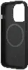 Apple iPhone 14 Pro (6.1) Kılıf Ferrari Magsafe Şarj Özellikli Karbon İtalyan Bayrak Dizayn Kapak - Siyah