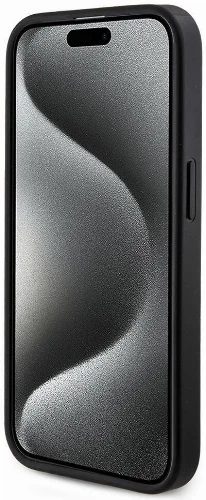 Apple iPhone 14 Pro (6.1) Kılıf Guess Orjinal Lisanslı Magsafe Şarj Özellikli 4G Desenli Yazı Logolu Kapak - Kahverengi