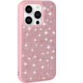 Apple iPhone 14 Pro Kılıf Parlak Taşlı Tasarım Zore Pırlanta Kapak - Pembe