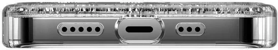 Apple iPhone 14 Pro Magsafe Şarj Özellikli Parlayan Simli Şeffaf Switcheasy Starfield-M Kapak - Mavi