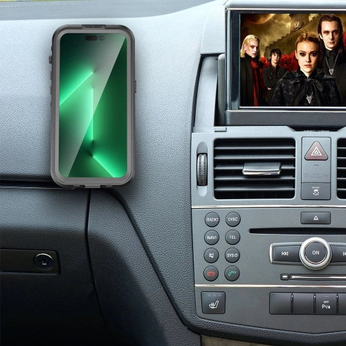 Apple iPhone 14 Pro Max (6.7) Kılıf Su Geçirmez Toza Dayanıklı IP68 Sertifikalı 360 Tam Koruma Kapak - Siyah