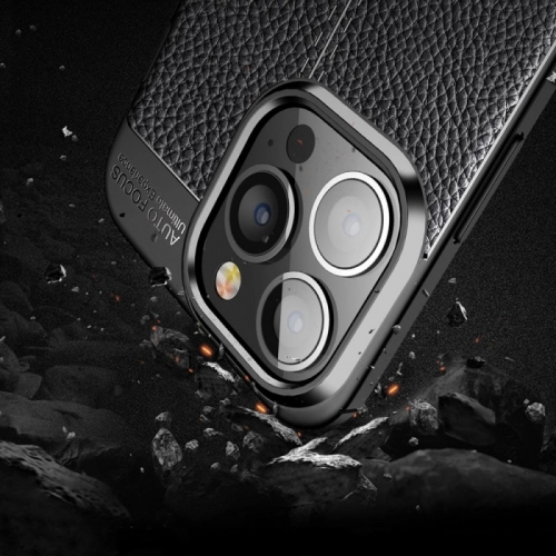 Apple iPhone 14 Pro Max (6.7) Kılıf Deri Görünümlü Lüks Parmak İzi Bırakmaz Niss Silikon Kapak - Siyah