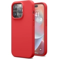 Apple iPhone 14 Pro Max (6.7) Kılıf İçi Kadife Mat Mara Lansman Silikon Kapak  - Kırmızı