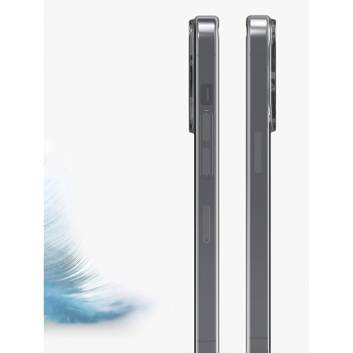 Apple iPhone 14 Pro Max (6.7) Kılıf Kamera Korumalı Esnek Silikon Kapak - Şeffaf