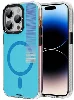 Apple iPhone 14 Pro Max (6.7) Kılıf Magsafe Şarj Özellikli Youngkit Pure Serisi Kapak - Mavi