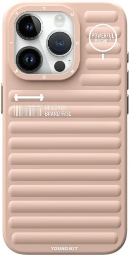 Apple iPhone 14 Pro Max (6.7) Kılıf Mat Renkli Tasarım YoungKit Original Serisi Kapak - Siyah