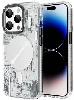 Apple iPhone 14 Pro Max (6.7) Kılıf Orjinal Lisanslı Magsafe Özellikli YoungKit Technology Serisi QC Kapak - Mavi
