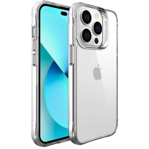 Apple iPhone 14 Pro Max (6.7) Kılıf Zore Şeffaf Ultra İnce Airbag Tasarımlı Okka Kapak - Şeffaf