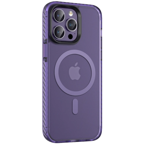 Apple iPhone 14 Pro Max (6.7) Mat Arka Yüzey Wireless Şarj Özellikli Zore Locik Kapak - Siyah