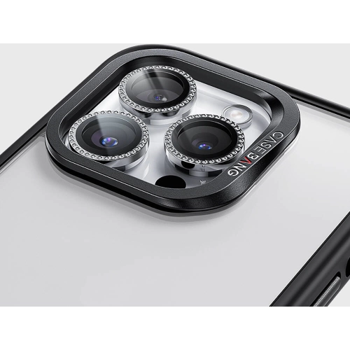 Apple iPhone 14 Pro Max Casebang Gem Kamera Lens Koruyucu - Gümüş