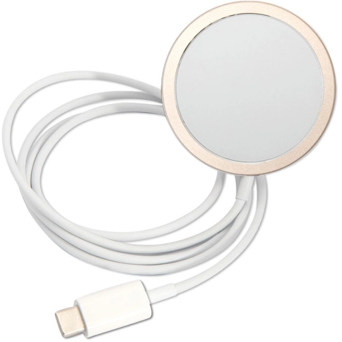 Apple iPhone 14 Pro Max Kılıf GUESS Magsafe Şarj Özellikli Yaprak Desenli Magsafe Şarj Kablolu Kapak - Pembe