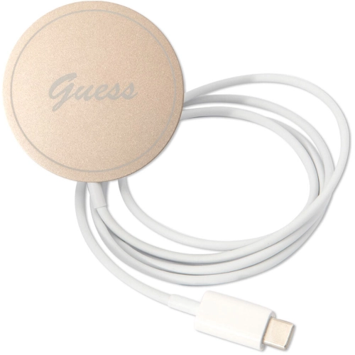 Apple iPhone 14 Pro Max Kılıf GUESS Magsafe Şarj Özellikli Yaprak Desenli Magsafe Şarj Kablolu Kapak - Yeşil