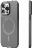 Apple iPhone 14 Pro Max (6.7) Kılıf Magsafe Şarj Özellikli Çizilmeye ve Aşınmaya Dayanıklı Youngkit Velvet Magnet Serisi Kapak - Gri