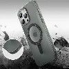 Apple iPhone 14 Pro Max Kılıf Magsafe Şarj Özellikli Youngkit Rock Serisi Kapak - Koyu Mor