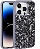 Apple iPhone 14 Pro Max Kılıf Parlak Taşlı Tasarım Zore Pırlanta Kapak - Lila