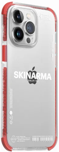 Apple iPhone 14 Pro Max Kılıf SkinArma Şeffaf Airbag Tasarımlı Iro Kapak - Mor