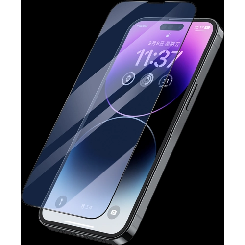 Apple iPhone 14 Pro Max (6.7) Recci Anti-Blue Light Cam Ekran Koruyucu - Şeffaf