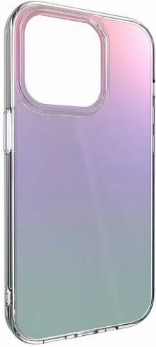 Apple iPhone 14 Pro Renk Geçişli Kenarları Şeffaf Tasarımlı Switcheasy Crush Plus Kapak - Starlight