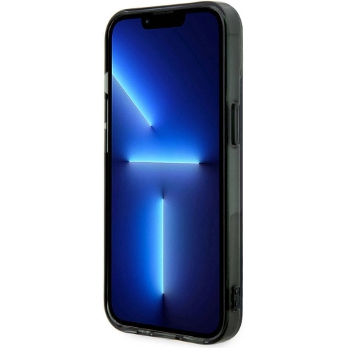 Apple iPhone 15 (6.1) Kılıf BMW Magsafe Şarj Özellikli Transparan Silver Ring Orjinal Lisanslı Kapak - Şeffaf