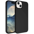 Apple iPhone 15 (6.1) Kılıf İçi Kadife Mat Mara Lansman Silikon Kapak  - Siyah