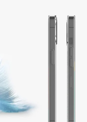 Apple iPhone 15 (6.1) Kılıf İnce Esnek Süper Silikon 0.3mm - Şeffaf