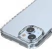 Apple iPhone 15 (6.1) Kılıf Lux Korumalı Kenarları Silikon Arkası Sert Coss Kapak - Şeffaf