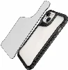 Apple iPhone 15 (6.1) Kılıf Şeffaf TPU Kenarları Esnek Crystal T-Max Kapak - Siyah