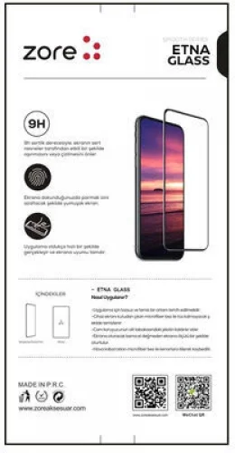Apple iPhone 15 (6.1) Kırılmaz Cam Etnaa Ekran Koruyucu - Siyah