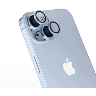 Apple iPhone 15 (6.1) Lens Koruyucu CL-15 Kamera Koruyucu - Mavi