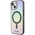 Apple iPhone 15 Kılıf BMW Magsafe Şarj Özellikli Transparan Renk Geçişli Iridescent Orjinal Lisanslı Kapak - Karışık