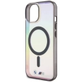 Apple iPhone 15 Kılıf BMW Magsafe Şarj Özellikli Transparan Renk Geçişli Iridescent Orjinal Lisanslı Kapak - Karışık