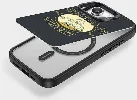 Apple iPhone 15 (6.1) Kılıf Magsafe Şarj Özellikli Ayrılabilir Arka Panel Sesame Street Protective Case Kapak - Siyah