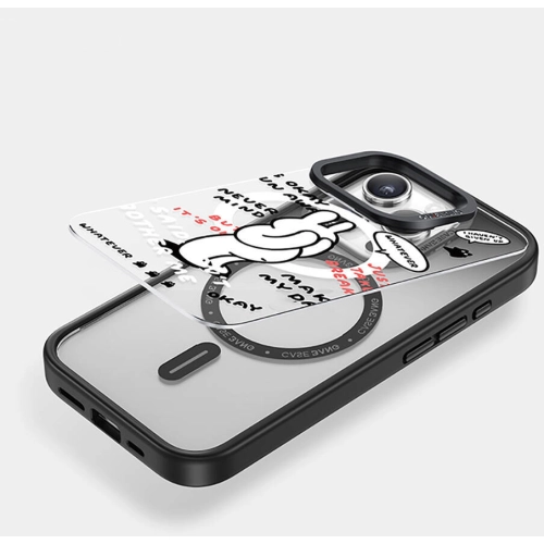 Apple iPhone 15 (6.1) Kılıf Magsafe Şarj Özellikli Casebang Chill Out Series Kapak - Siyah