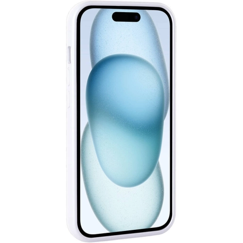 Apple iPhone 15 Kılıf Parlak Taşlı Tasarım Zore Pırlanta Kapak - Lila