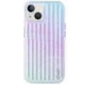 Apple iPhone 15 (6.1) Kılıf Parlayan Arka Yüzey Coehl Linear Kapak - Mor