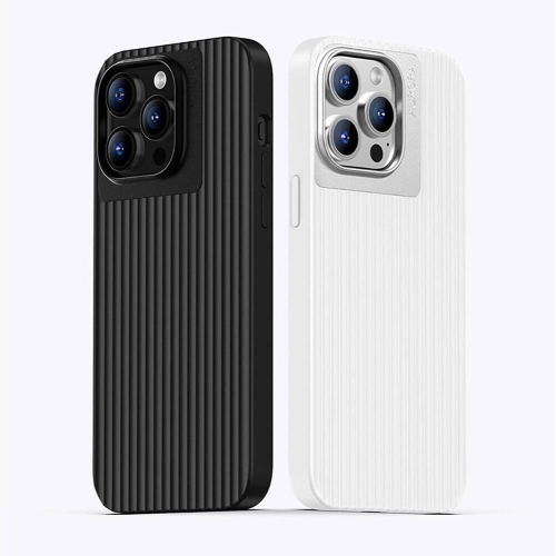 Apple iPhone 15 (6.1) Kılıf Recci Aurora Serisi Magsafe Şarj Özellikli Kapak - Siyah