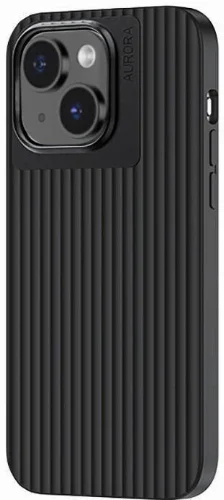 Apple iPhone 15 (6.1) Kılıf Recci Aurora Serisi Magsafe Şarj Özellikli Kapak - Siyah