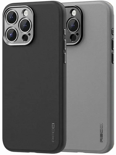 Apple iPhone 15 (6.1) Kılıf Recci Magsafe Şarj Özellikli Kamera Korumalı Explore Serisi Kapak - Siyah