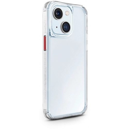 Apple iPhone 15 Plus (6.7) Kılıf SkinArma Şeffaf Airbag Tasarımlı Saido Kapak - Şeffaf
