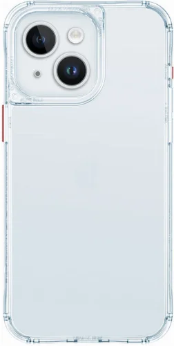 Apple iPhone 15 Kılıf SkinArma Şeffaf Airbag Tasarımlı Saido Kapak - Şeffaf
