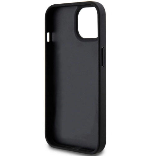 Apple iPhone 15 (6.1) Kılıf U.S. Polo Assn. Orjinal Lisanslı Deri Şeritli Logo Dizayn Kapak - Lacivert