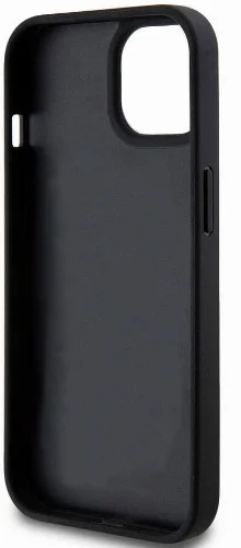 Apple iPhone 15 (6.1) Kılıf U.S. Polo Assn. Orjinal Lisanslı Suni Deri Arka Yüzey Baskı Logolu Örgü Desenli Kapak - Kırmızı