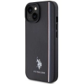 Apple iPhone 15 (6.1) Kılıf U.S. Polo Assn. Orjinal Lisanslı Üç Renk Şerit Tasarımlı Baskı Logolu Kapak - Beyaz