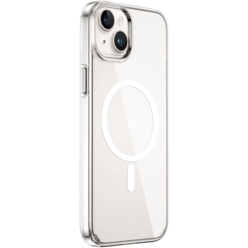 Apple iPhone 15 (6.1) Kılıf Wiwu FYY-014 Magsafe Şarj Özellikli Şeffaf Kapak - Şeffaf